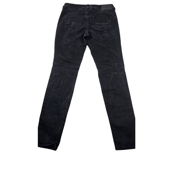 PacSun Other - Pacsun Stacked Skinny Stretch Denim Jeans moto black grunge 30x30 EUC emo y2k